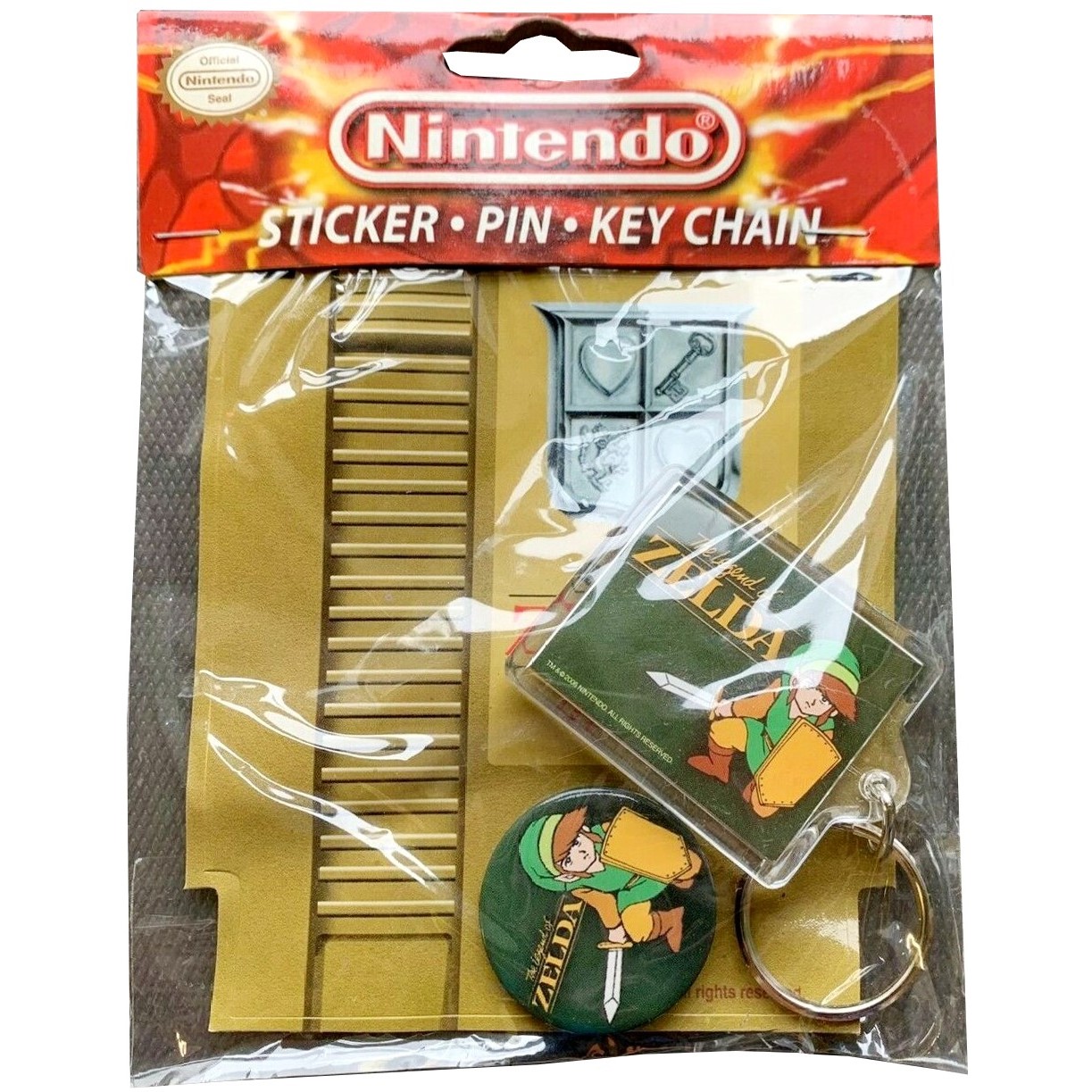 Sticker, Pin and Keychain, USA 2006.
