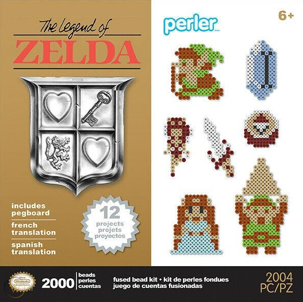 Fused Zelda Bead Kit by Perler, USA 2017.